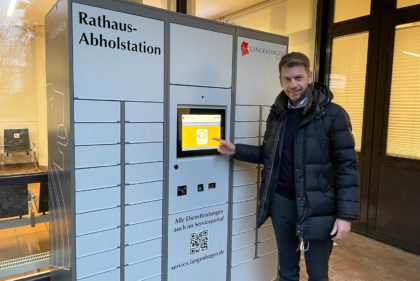 Dennis Weilmann am digitalen Terminal
