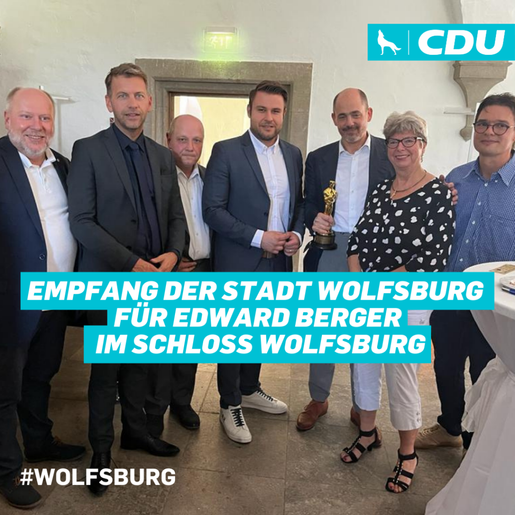 EMPFANG DER STADT WOLFSBURG FÜR EDWARD BERGER
