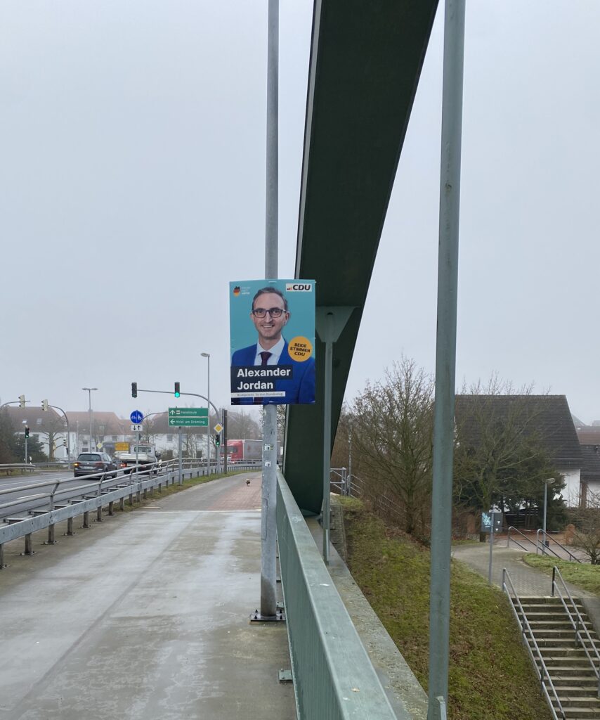 Wahlkampf zur Bundestagswahl 2025