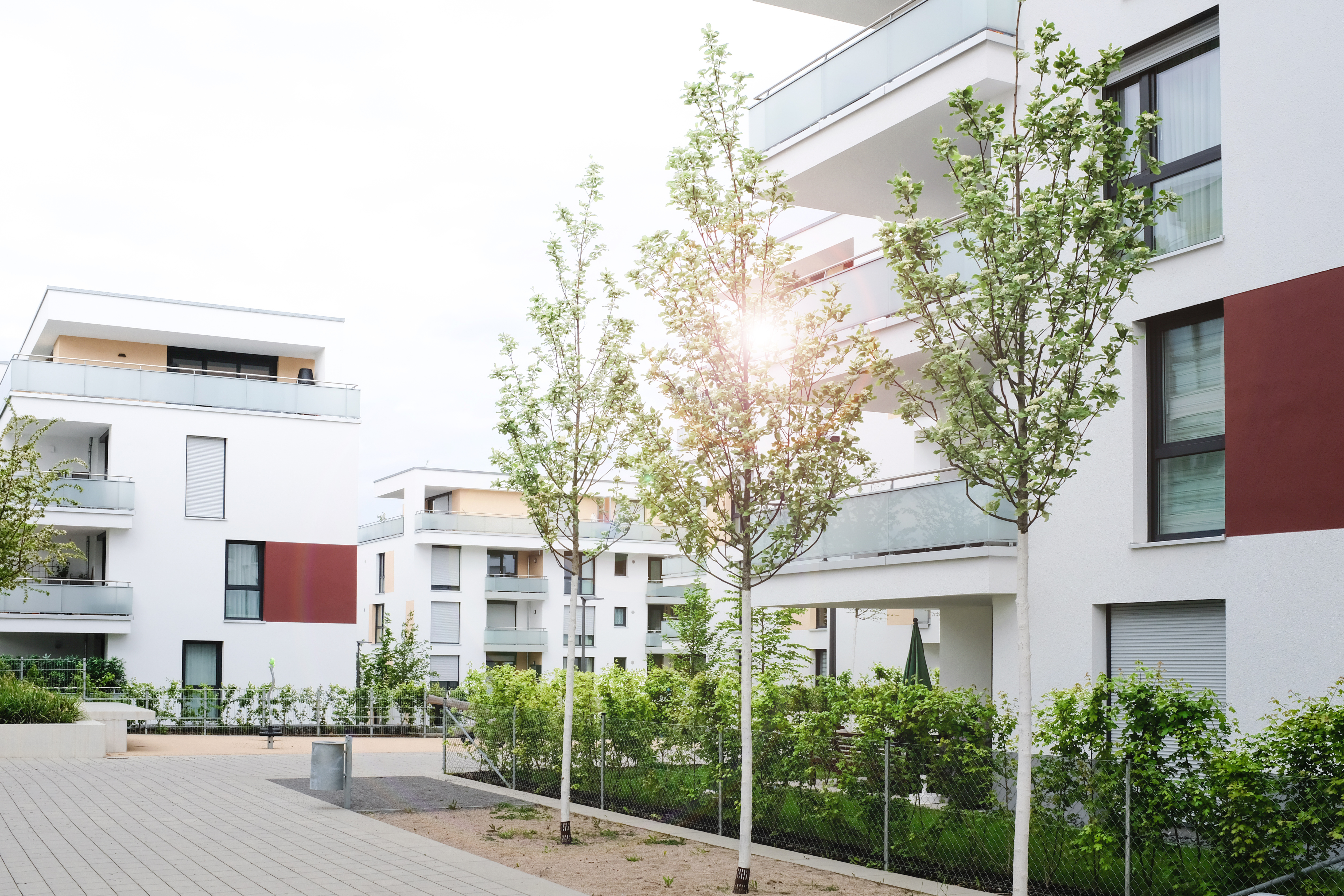 Modernes Wohnquartier in Wolfsburg