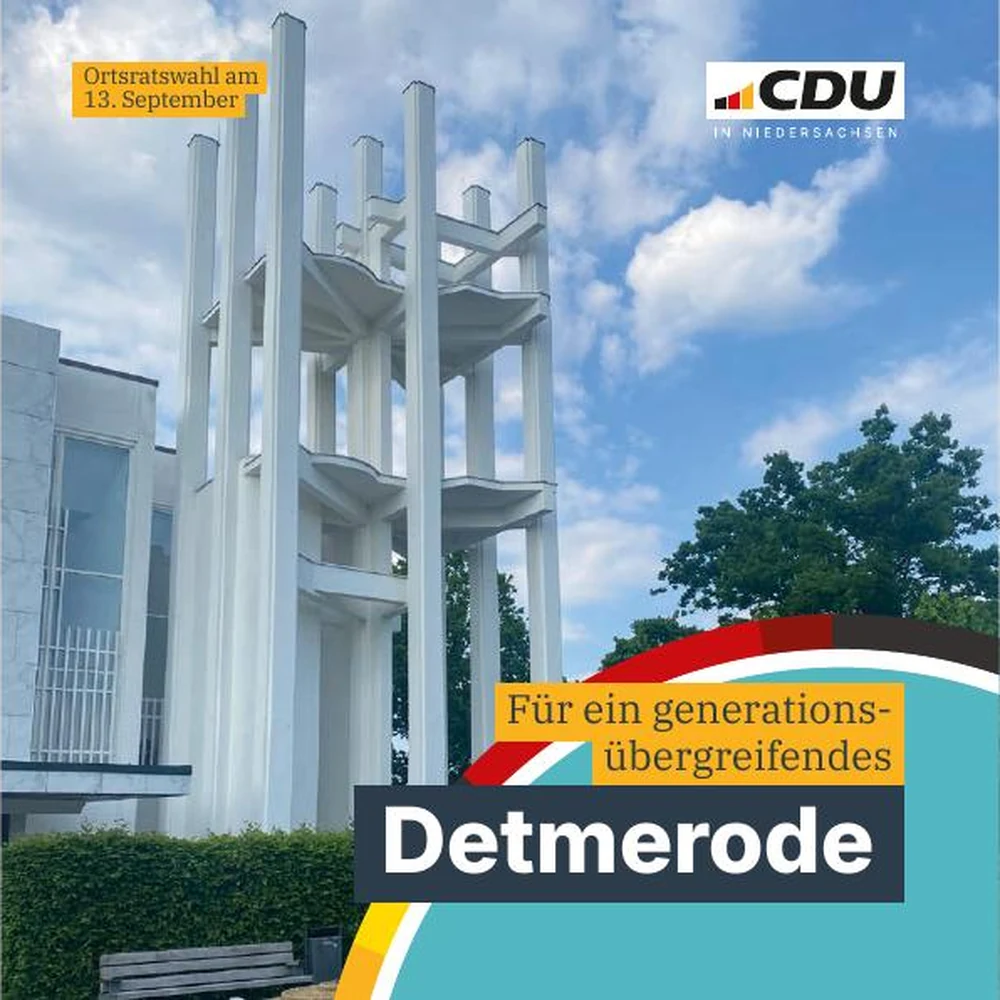Titelseite des Ortsratsflyers für Detmerode